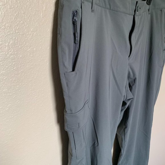 Eddie Bauer Gray Fleece-Lined Pants Size 16 - Picture 3 of 9